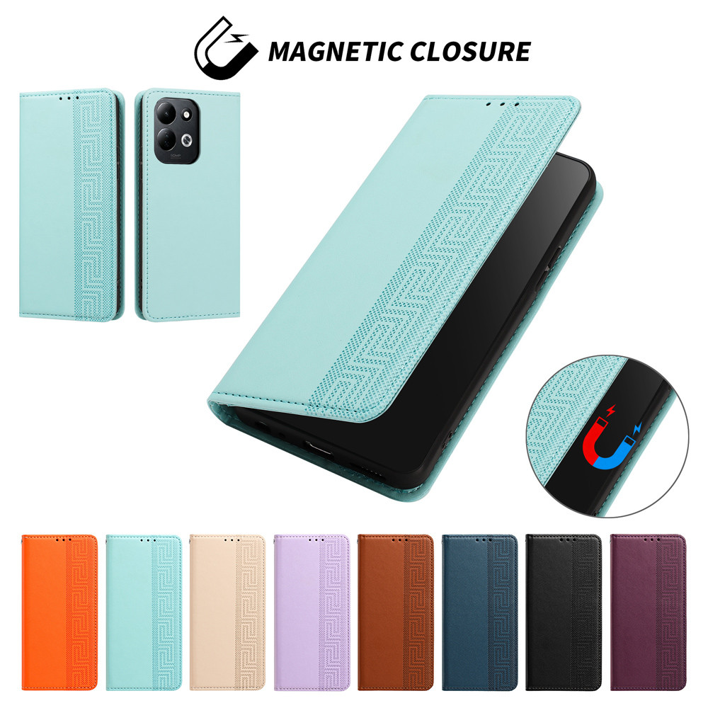 Ốp Bảo Vệ Chặn RFID Cho Xiaomi Poco F6 M4 Redmi Note 12 Turbo 12 Pro Plus 12S 12R Ví Đựng Thẻ Vỏ Điệ