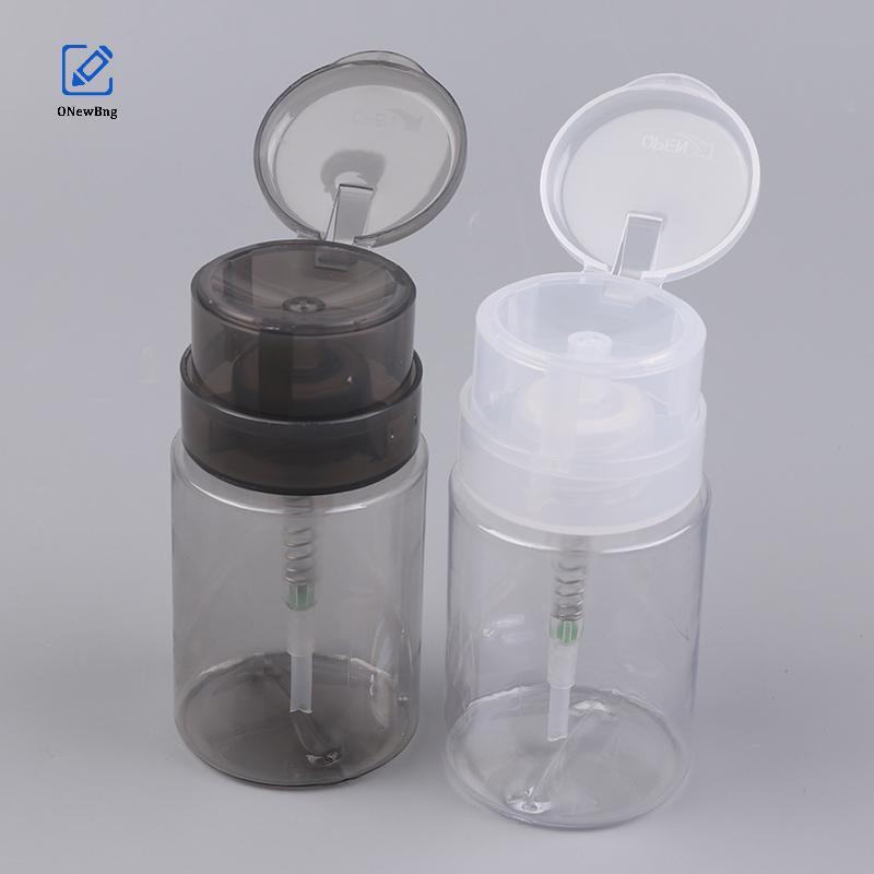 ONew Nail Refillable Chai Máy ép rỗng Máy bơm phân phối Móng tay nghệ thuật Ba Lan Tẩy sạch Chai tra