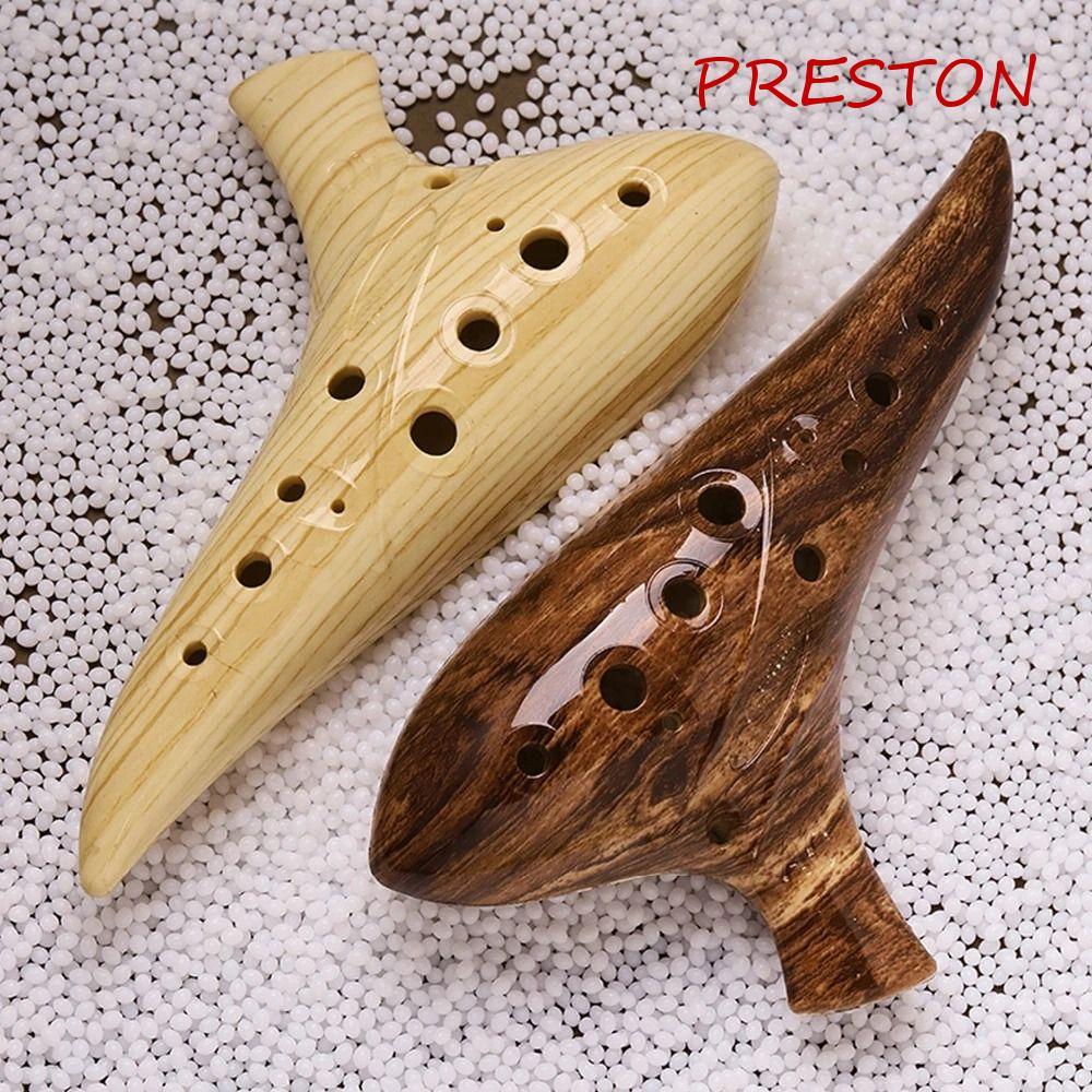 PRESTON 12 Lỗ Ocarina, Alto C Tone Chất Lượng Chuyên Nghiệp Ocarina Nhạc Cụ, Di Động Kích Thước Nhỏ 