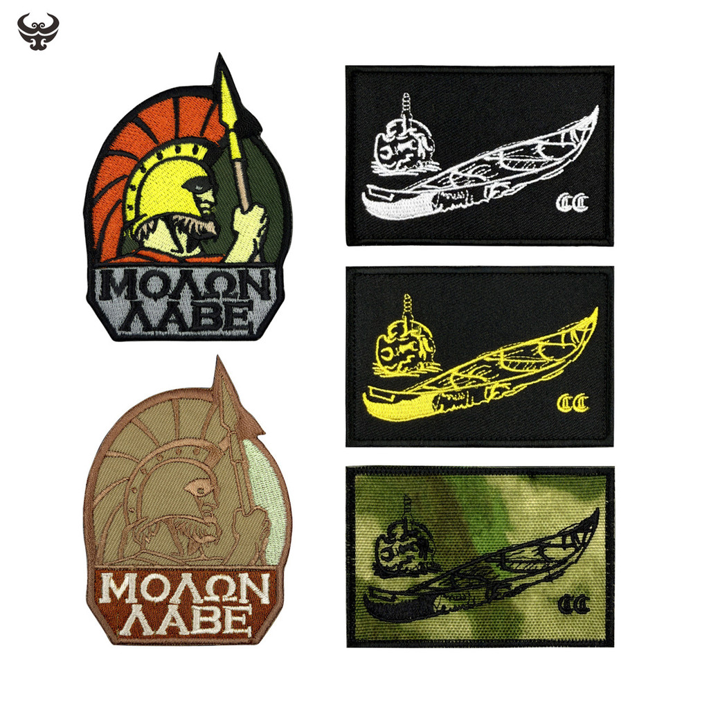 [Bản vá tùy chỉnh] HK.FOG Canoe thêu Chiến thuật 3D Velcro Patch / Huy hiệu / băng tay / Biểu tượng 
