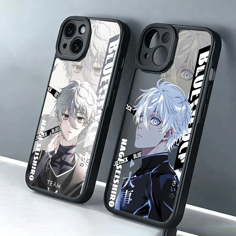 Ốp Điện Thoại Sang Trọng Cao Cấp Blue Lock Cho Iphone 12 11 16 17 Pro Max 17 Air XR XS MAX 7 8 6 6S 