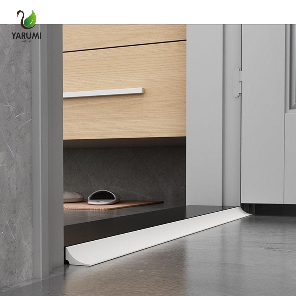 Rào chắn nước silicon ALISON, Dải chặn nước đen / trắng có thể uốn cong, Rào chắn vòi hoa sen tự dín