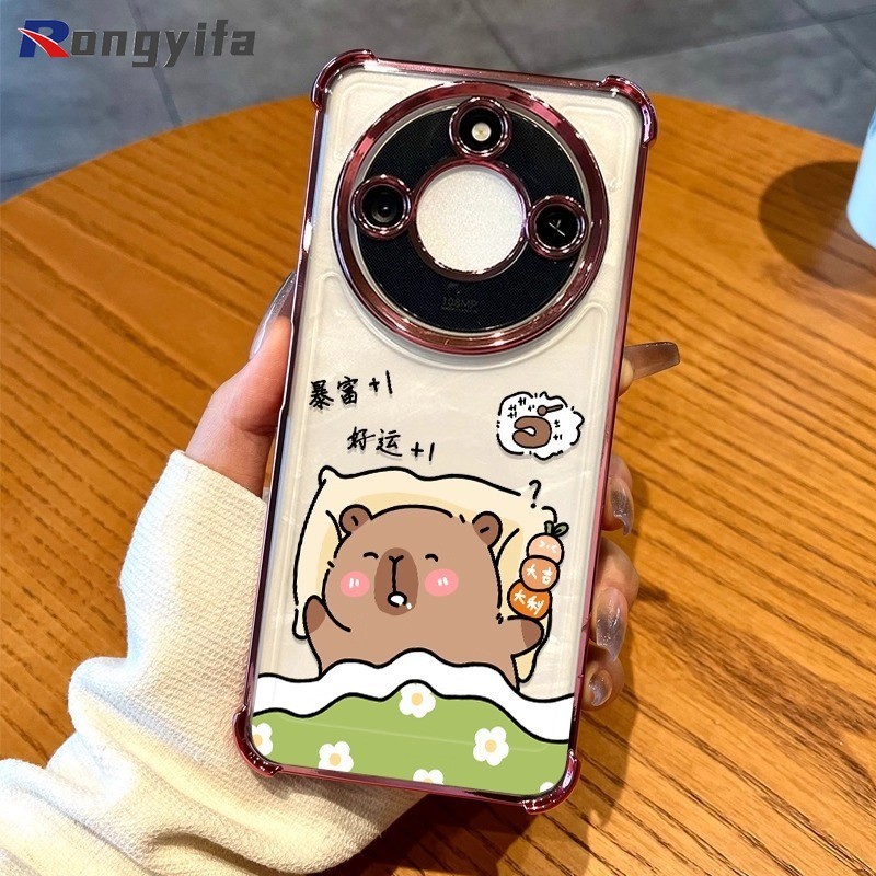 Vỏ Capybara Dễ Thương Cho Realme GT8 GT7 GT 8 7 C85 Pro C71 C67 C65 C63 C61 C55 C53 C35 Vỏ Điện Thoạ