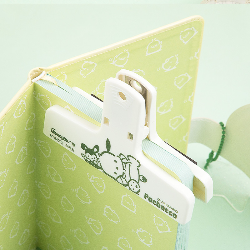 2026 Sản Phẩm Mới Sanrio Văn Phòng Phẩm Pacha Dog Sổ Tay Kẹp Đuôi Dài Kẹp Nhựa Đa Năng Kẹp Sách Dove