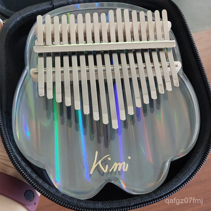 KIMI Kalimba trong suốt như pha lê/Đàn piano ngón tay cái 17Loại tấm acrylic KALIMBA Kalimba WINLY