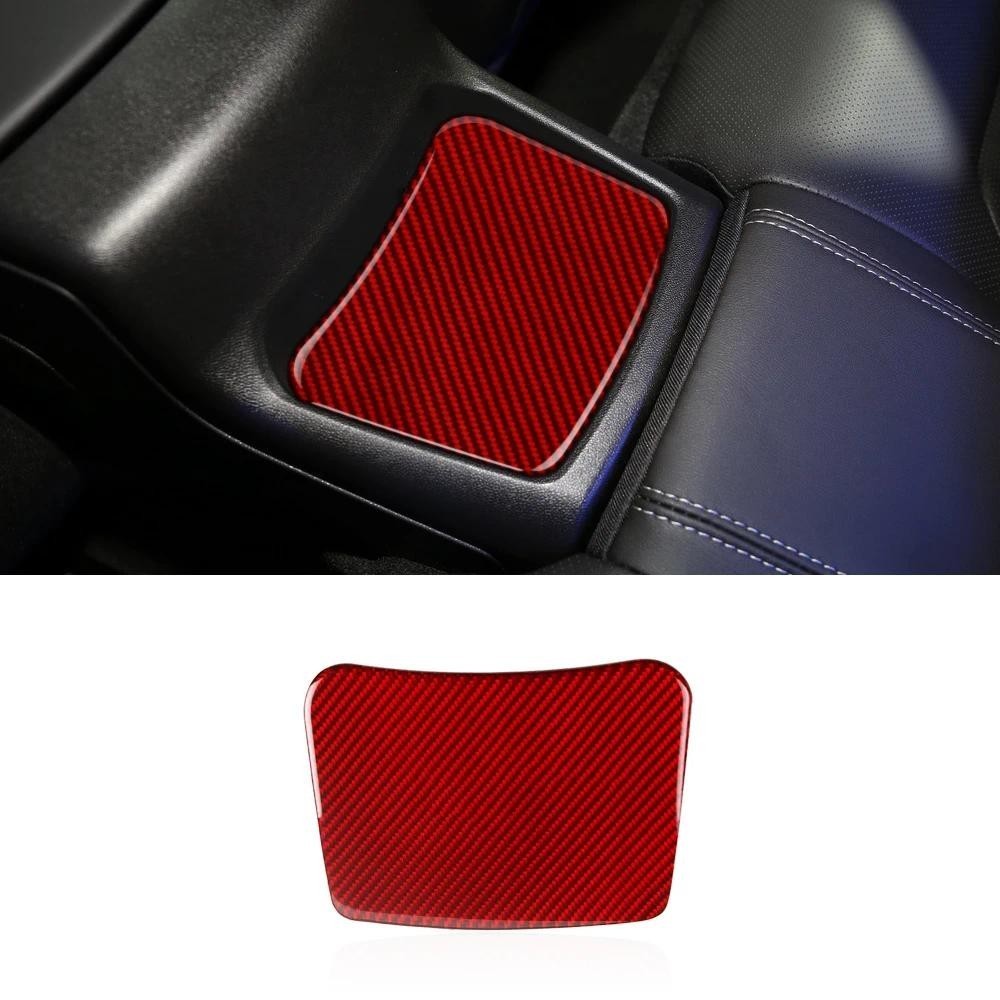 Đỏ Đen Sợi Carbon Nội Thất Ô Tô Hộp Bảo Quản Bảng Điều Khiển Bao Viền Decal Dán Cho Xe Chevrolet Cam