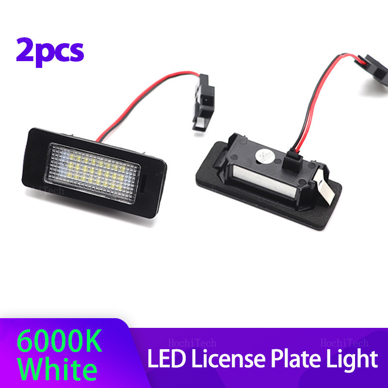 2x Đèn LED Phía Sau Xe SMD Biển Số Đèn 6000K Cho Xe Audi A1 A4 B8 4D 5D A5 S5 2D 5D A6 S6 Dành Cho V