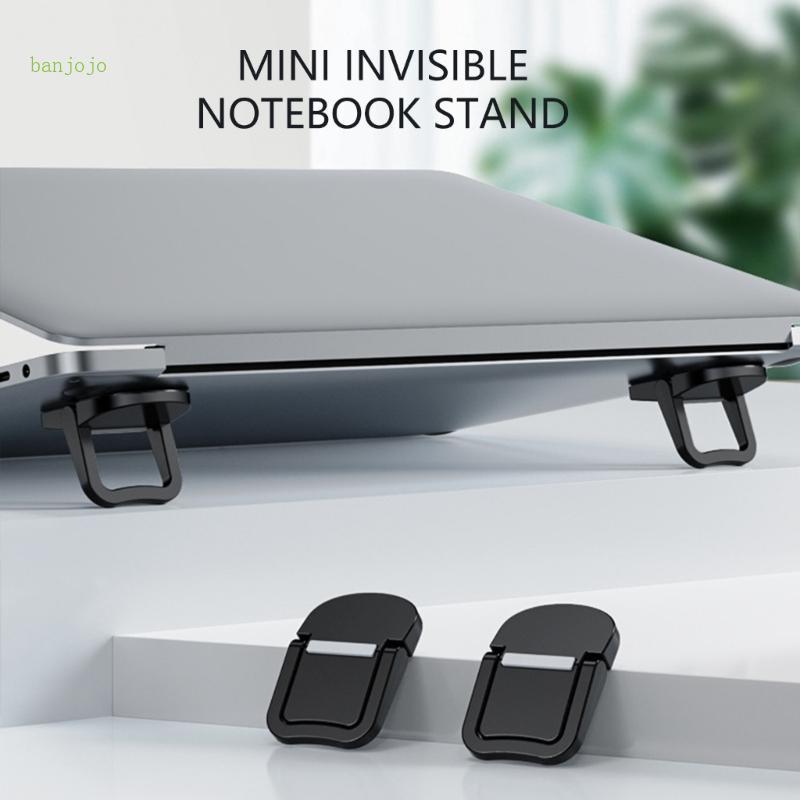 Banjojo 2 Chiếc Di Động Laptop Đứng Có Thể Gập Lại Hỗ Trợ Đế Notebook Chân Đế Cho Laptop Máy Tính Là