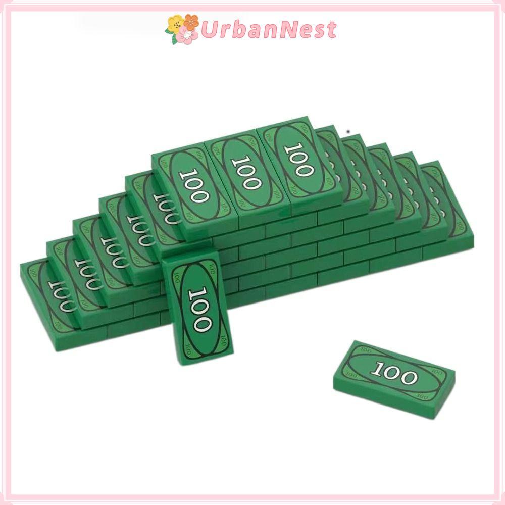 Đô Thị 20 Chiếc Khối Xây Dựng Đồ Chơi, Đô La USD Tiền Nhỏ Viên Khối Phụ Kiện, Ngộ nghĩnh Triệu Phú G