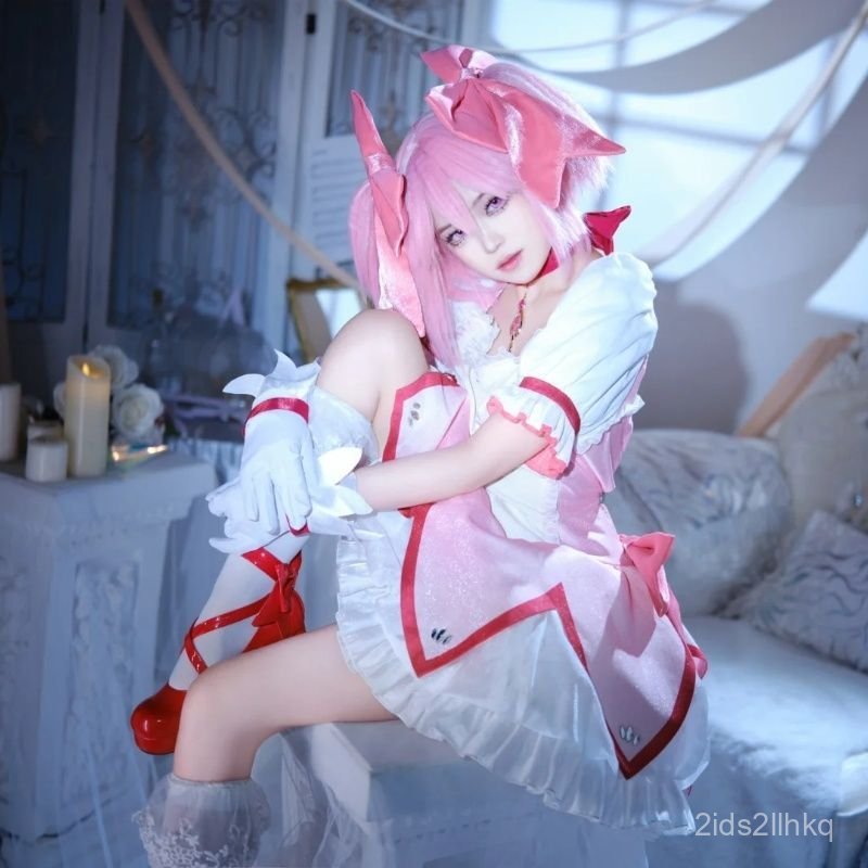 Trang phục cosplay Madoka Kaname Puella Magi Madoka Magica full set váy chiến đấu