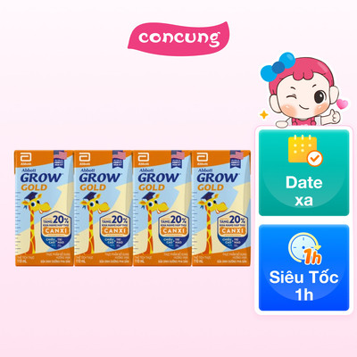Abbott Grow Gold hương vani 110ML - Lốc 4 (New)