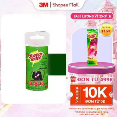 SCOTCH-BRITE LÕI THAY THẾ CÂY LĂN BỤI 836RP-30,30 LỚP, 1 CÁI/GÓI