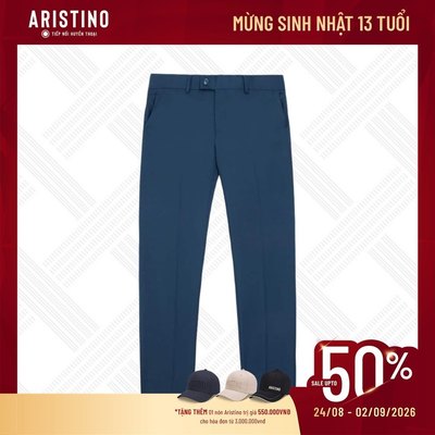 Quần âu nam ARISTINO Regular fit suông nhẹ, chất liệu mềm mại, thoáng khí - ATRR14
