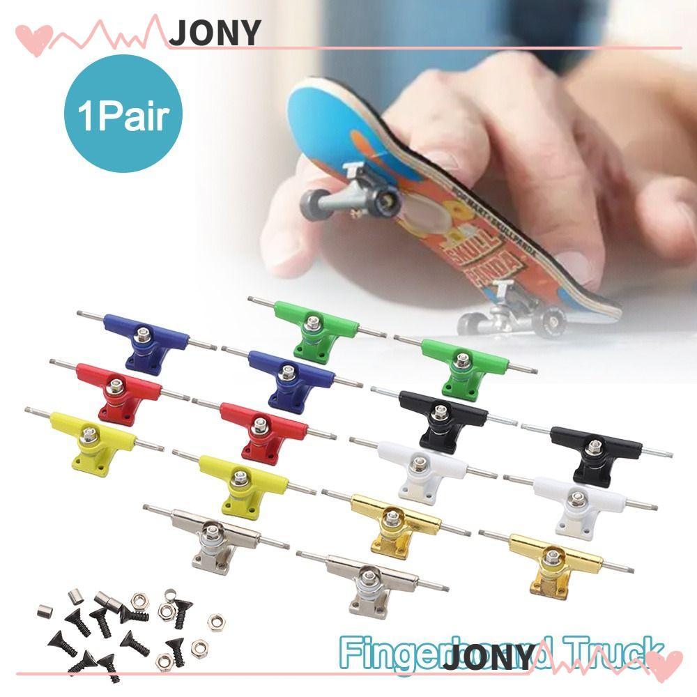 JONYPH 1 Cặp Giá đỡ sàn chịu lực, Bu lông xe tải Mô hình Fingerboard Truck, 32mm với các bộ phận ván
