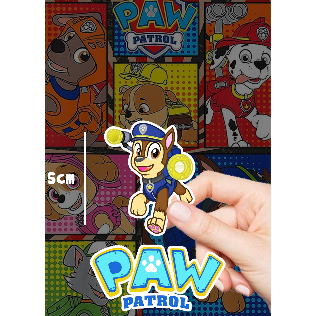Set 81 Sticker Paw Patrol 🐶 Đội Chó Cứu Hộ đã cắt sẵn ko trùng Chase Marshall Skye Rubble hình đẹp
