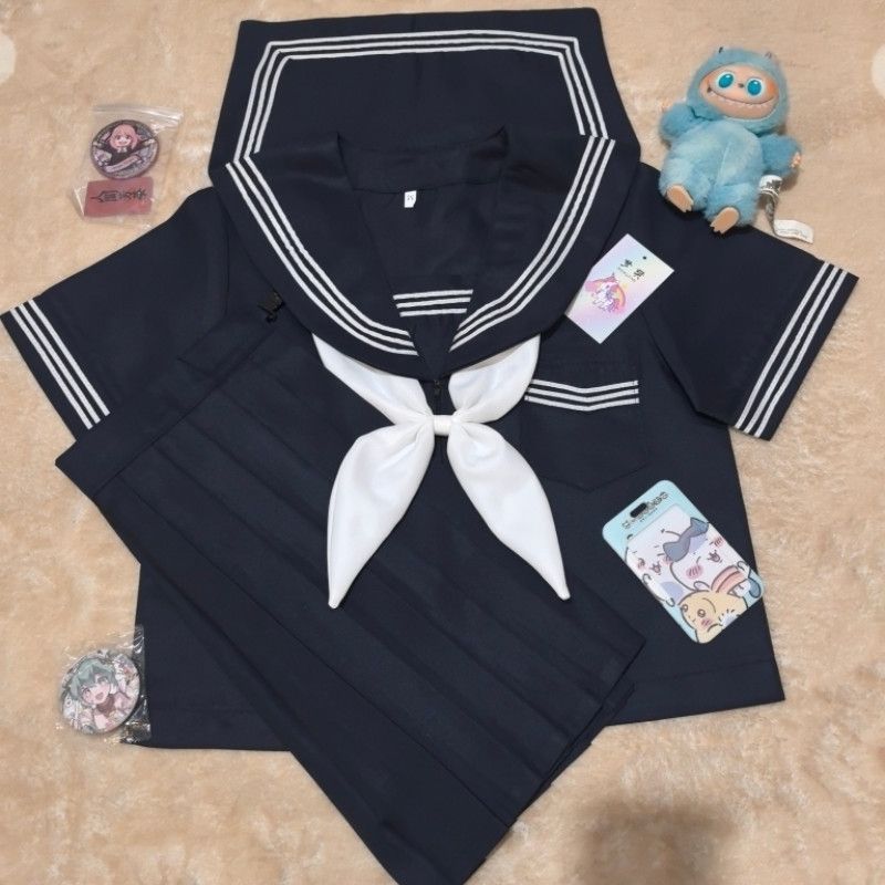 JK Thủy Thủ Đồng Phục Phong Cách Cơ Bản Nhật Bản JK Đồng Phục Phong Cách Preppy Đồng Phục Học Tập Ph