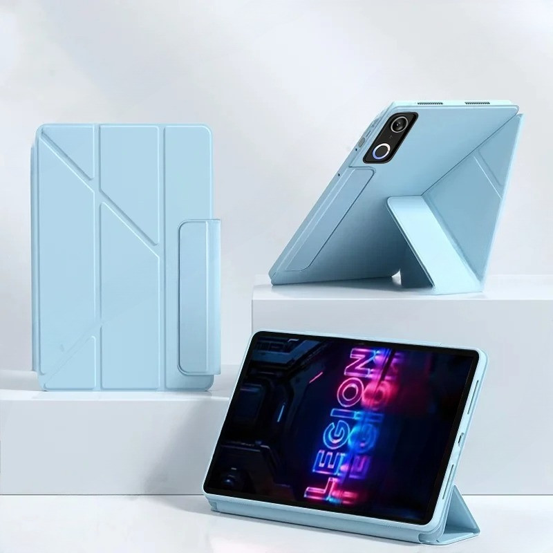 Dành Cho Lenovo Legion Y700 Thế Hệ Thứ 5 Ốp Lưng 2026 8.8 Inch Từ Tính Da PU Gấp Đứng Dành Cho Quân 