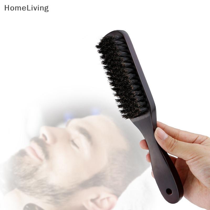 COD Bàn chải tóc gỗ xử lý heo rừng lông beardb tạo kiểu tóc Detangling thẳng nâu heo rừng lông massa