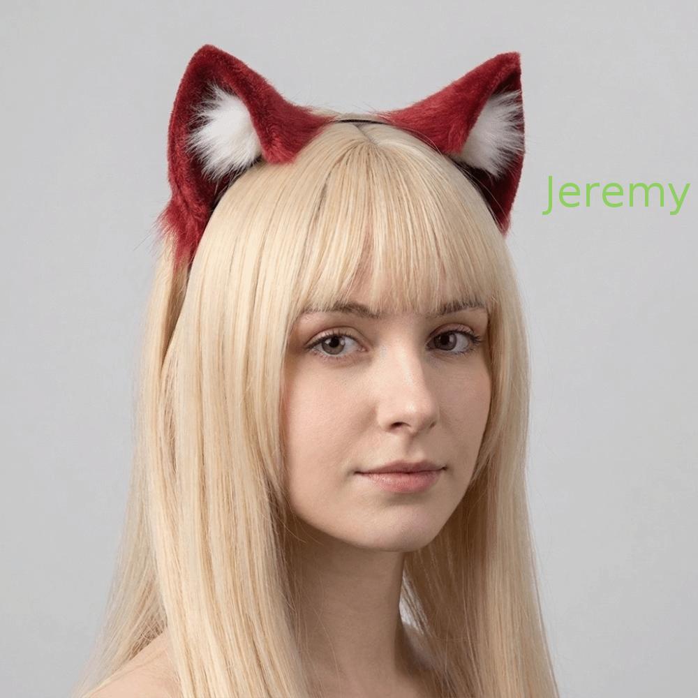 Băng đô tai mèo JEREMY1, Băng đô Gothic nhân tạo động vật, Cosplay nhân tạo Furry Gothic Gothic loli