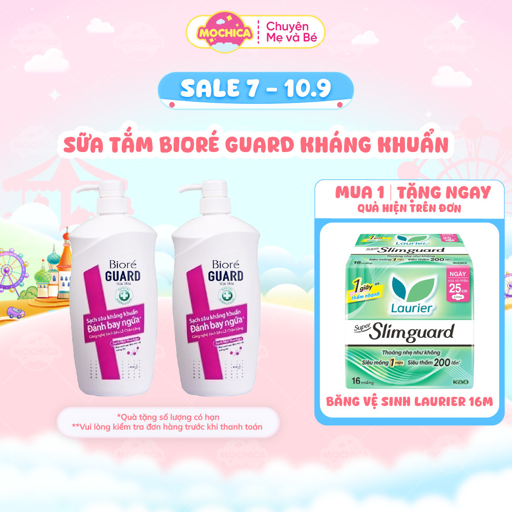 Sữa tắm Bioré Guard Kháng Khuẩn Sạch Mịn Thư Giãn 800g - Mochica