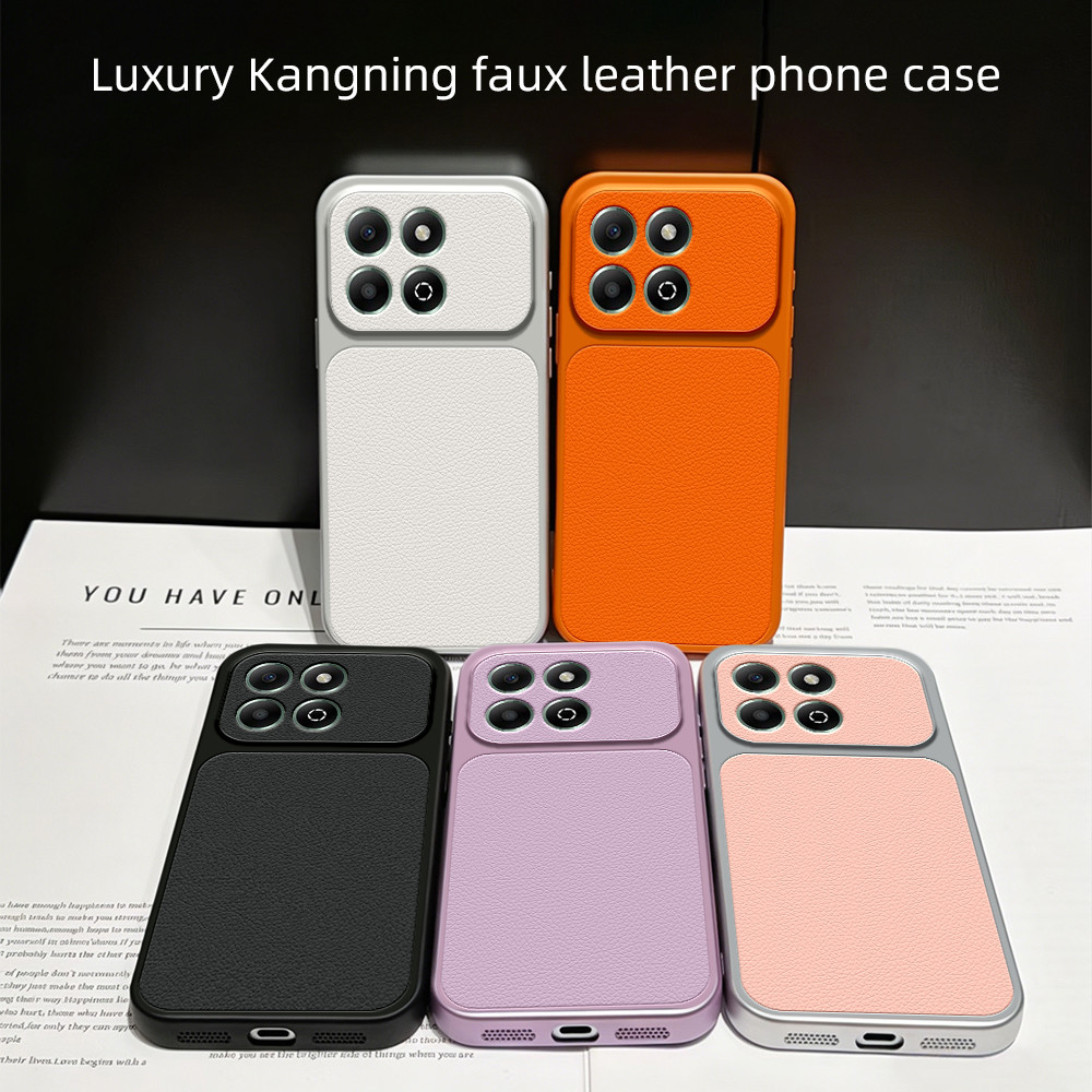 Ốp lưng Honor X6B màu trơn Vỏ cửa sổ lớn cho vỏ điện thoại Honor X6B