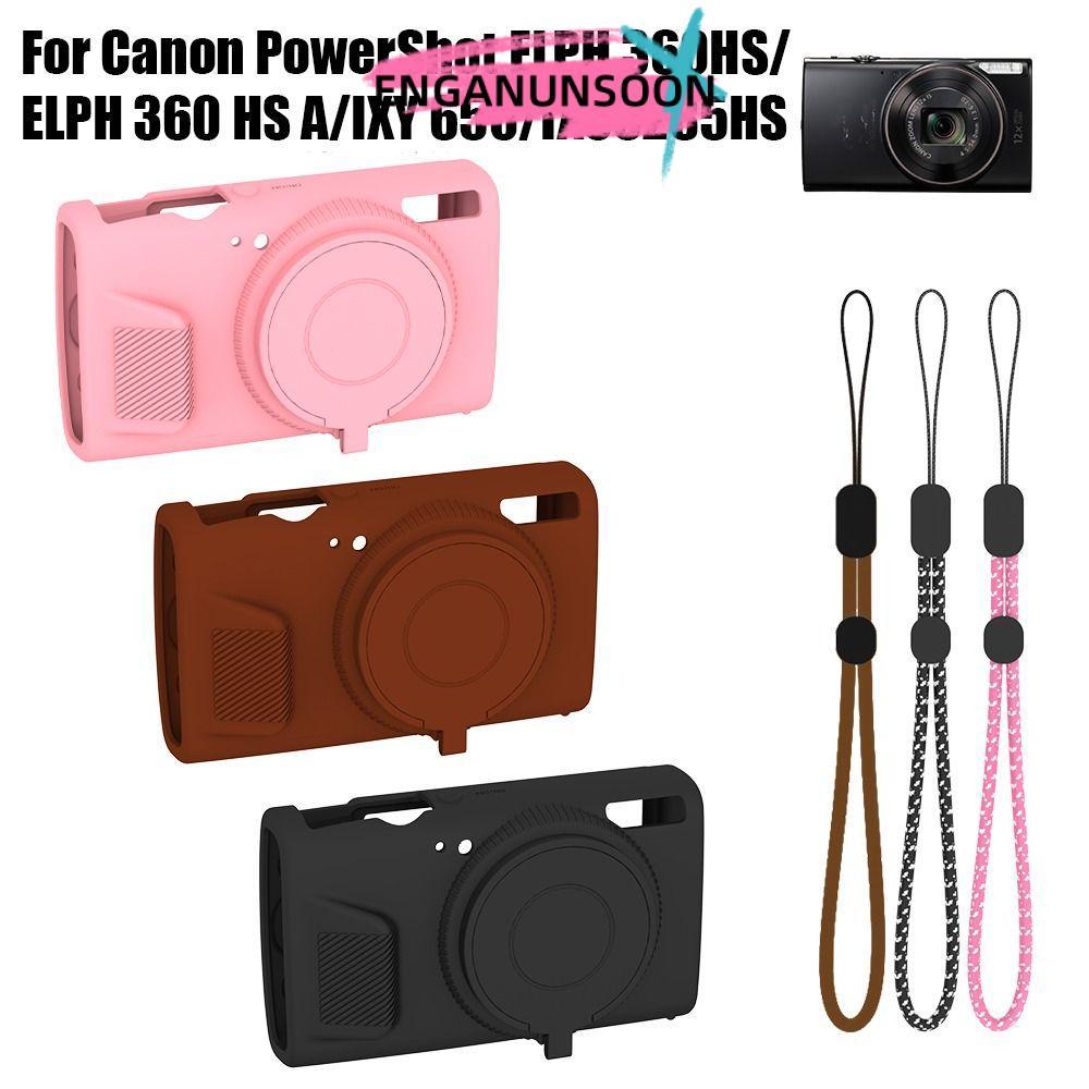 Bảo vệ Camera ENGANUNSOON, có dây buộc Vỏ thân chống trầy xước, Vỏ da silicon chống sốc cho PowerSho