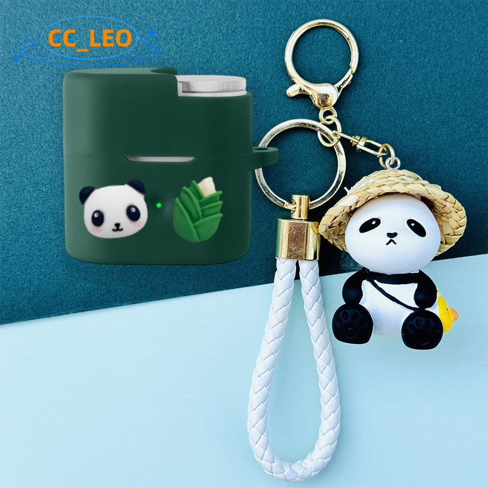 Suitable for CMF by Nothing Clip Pro Case Silicone Soft Case Cute Cartoon Panda Keychain Baseball Pe
