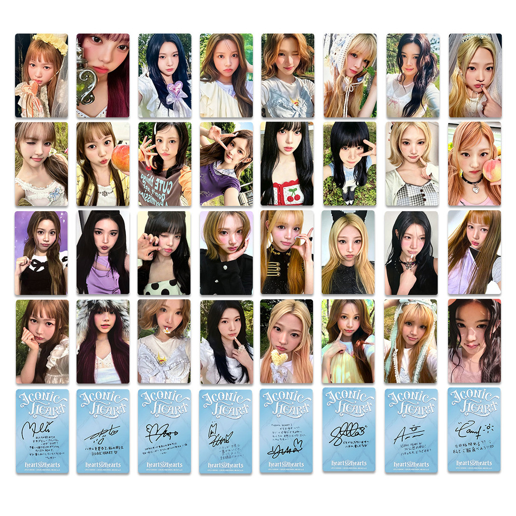 Hearts2Hearts Album Nhật Bản Trái Tim Biểu Tượng Photocard Album Thẻ H2H Tháp Store HMV Photocard 9.