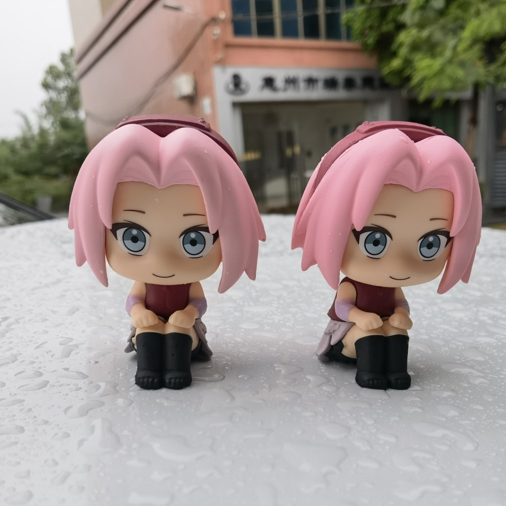 Mô hình Naruto Shippuden Gaara Sakura chibi để bàn trang trí xe đồ chơi sưu tầm anime manga