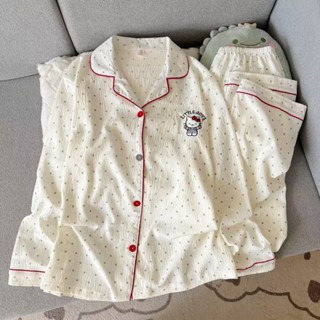 Đồ ngủ nữ dài tay Bộ đồ ngủ Pijama Thời trang thoải mái Ngọt ngào dễ thương đồ mặc nhà Pyjama 8933