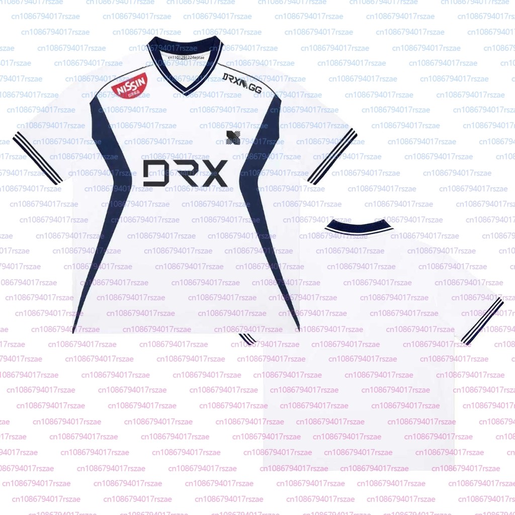 Mới Thể Thao Điện Tử DRX Cổ Chữ V Đội Áo Đồng Phục Người Hâm Mộ 3D In Hình Mùa Hè Thoáng Khí Áo Thun