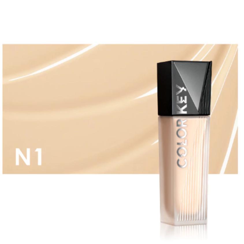 Ảnh 2 của Kem Nền Colorkey Dạng Lỏng Lâu Trôi Dưỡng Ẩm Kiểm Soát Dầu Lâu Trôi Suốt 12 Giờ
