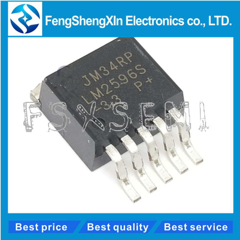 100 Cái / lốc LM2596S-3.3 LM2596S TO-263 3.3V Bộ Điều Chỉnh Điện Áp Cấp
