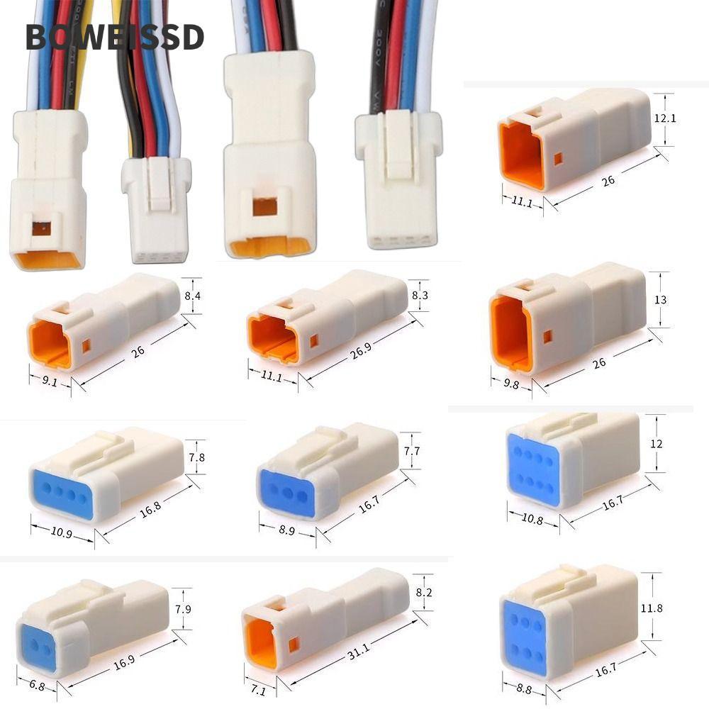BOWEISSD JST JWPF Nam Nữ Mông Cắm, JST JWPF Loại 03R-JWPF-VSLE-S Đầu Nối Cáp Chống Thấm Nước Ô Tô, J