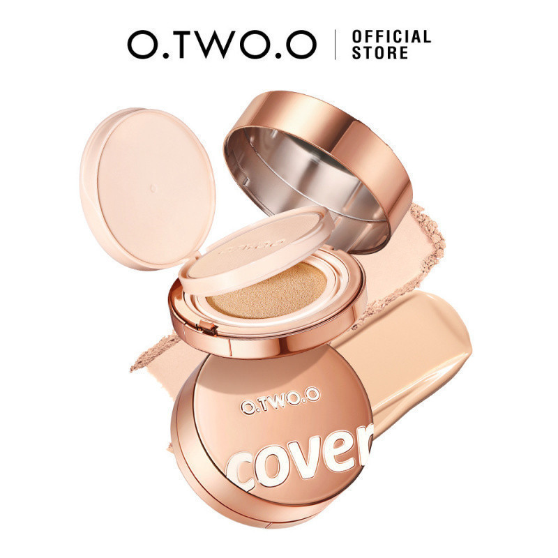 O.TWO.O Air Cushion Kem đệm bột mềm lâu trôi SC067 Đệm dưỡng ẩm trong suốt tự nhiên BB Cream Foundat