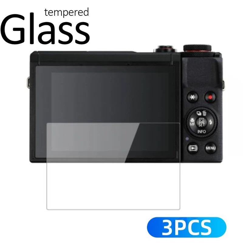 3 Chiếc Dành Cho Pana LUMIX G97 GH4 GH6 GH7 G7 GX7 GX8 GX85 Camera 9H Kính Cường Lực Phim Cho Pana L