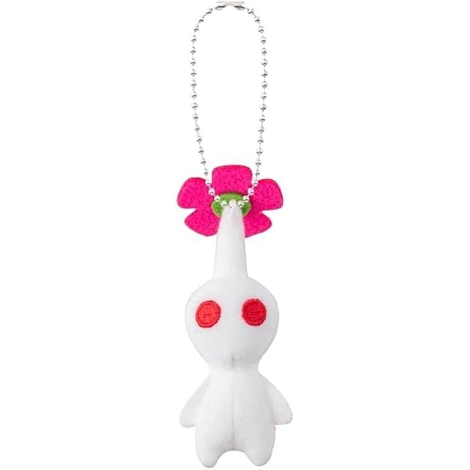 Nintendo Pikmin Plush Keychain Mascot White Pikmin