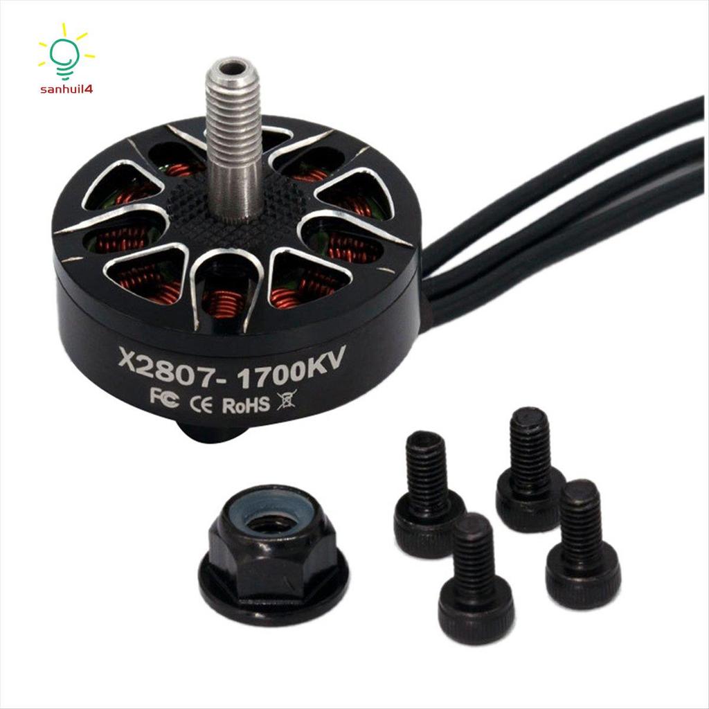 X2807 1700KV Động cơ không chổi than 2-6S cho FPV Freestyle 6-7 inch Máy bay không người lái tầm xa 