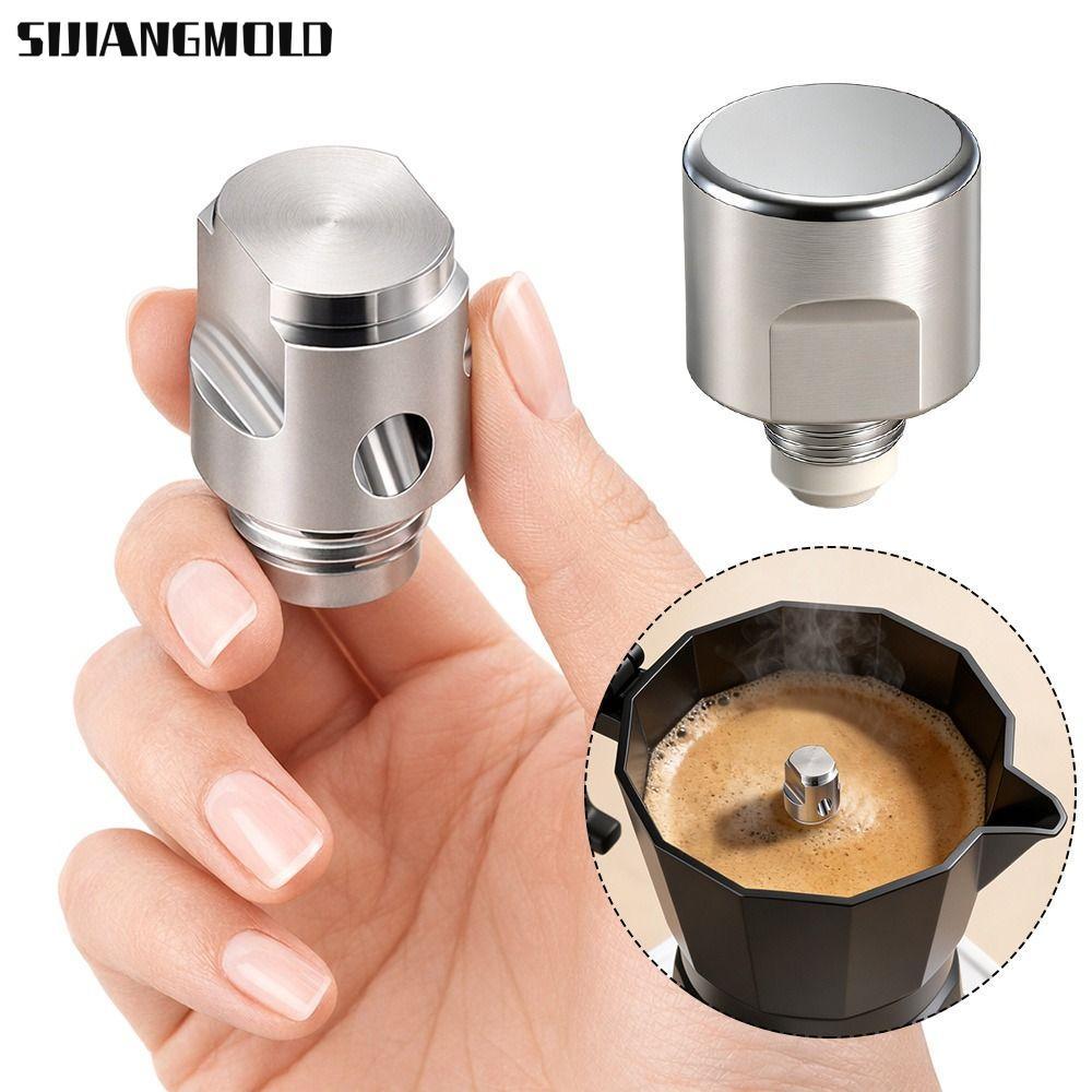 SIJIANGMOLD Moka Pot Bộ lõi van đôi, Vòng niêm phong Van áp suất nồi Moka chống rò rỉ, Lõi van chất 