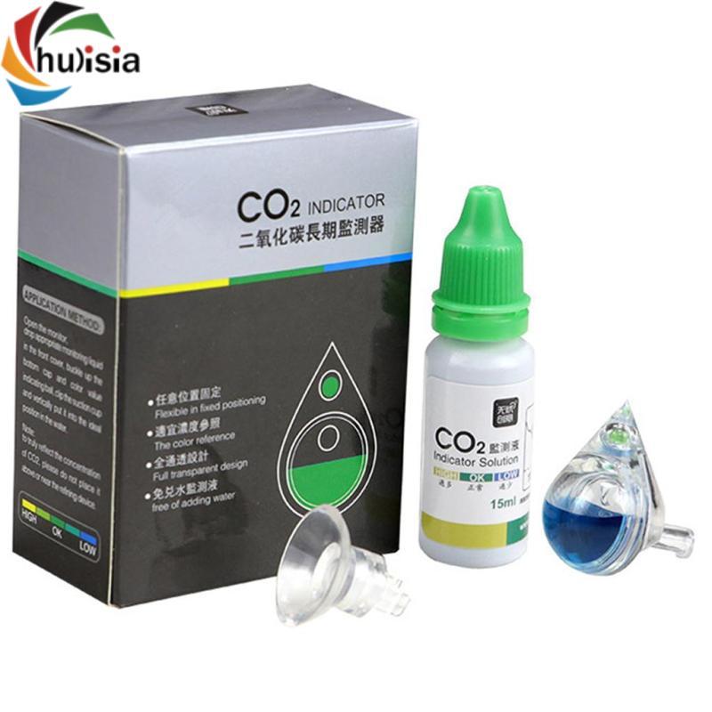 CO2 Drop Checker Glass Aquarium Monitor CO2 Chỉ báo cho bể cá trồng