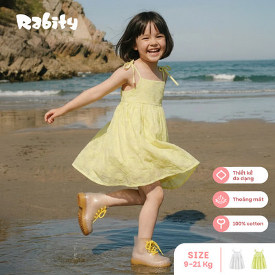   Đầm váy hai dây bé gái Rabity 954.020