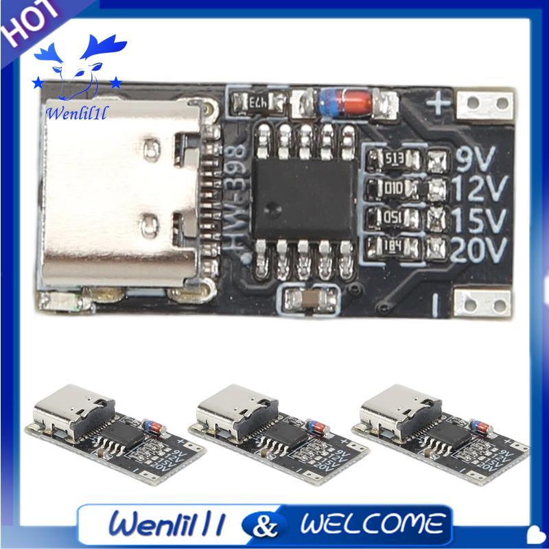 4 USB-C PD Trigger Board Module PD / QC Board Sạc nhanh USB Type-C sang 12VPower Delivery Boost Modu