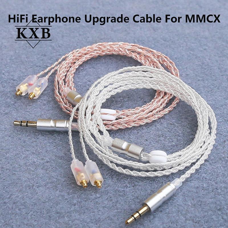 [threegoodstonesgen] Cáp nâng cấp mạ bạc HiFi MMCX 3,5mm cho IE Series / N5005 Ts
