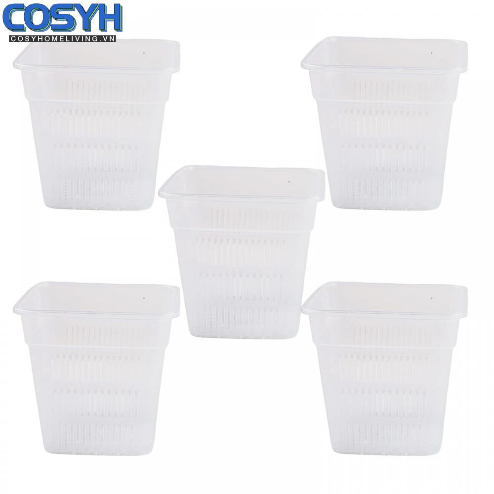 <cosyh>Observation Friendly Plastic Pots for Orchids to Enhance Growing Experience