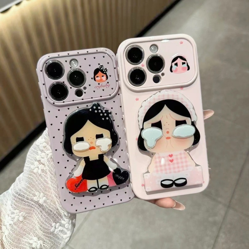 Ốp Lưng iPhone 17 11 16 15 14 12 13 Pro Max Side Love Design-Ốp lưng điện thoại mềm có đệm trang trí