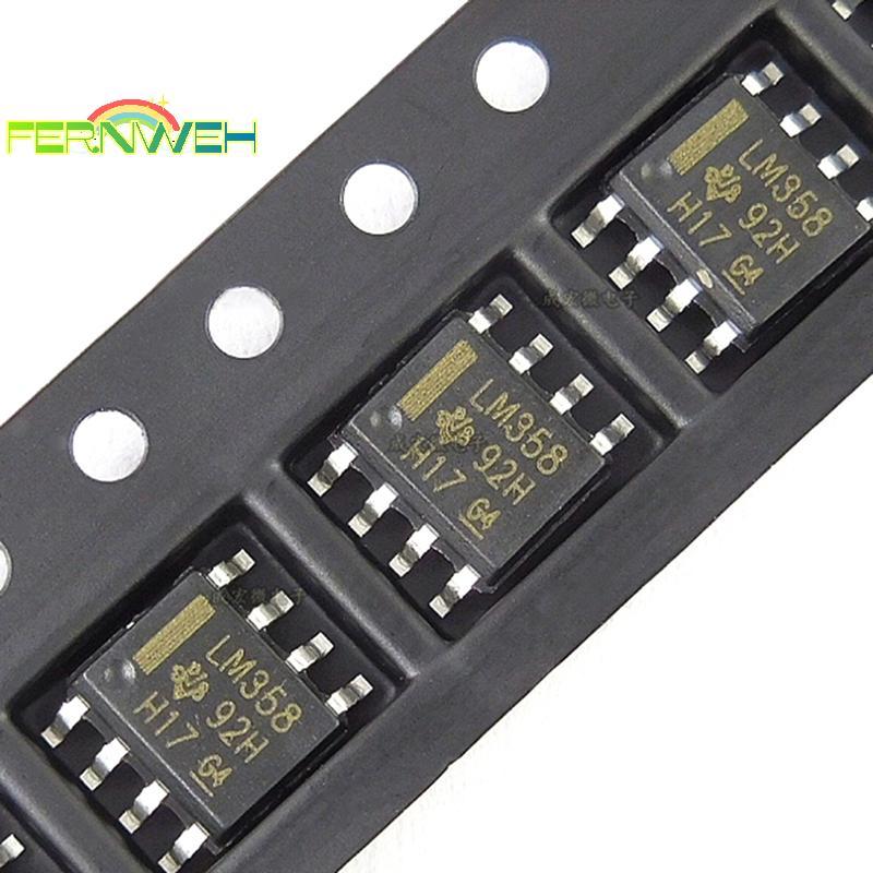 [Fernweh] 10 Cái Bộ khuếch đại hoạt động kép lm358dr smd sop8 lm358 [MỚI]