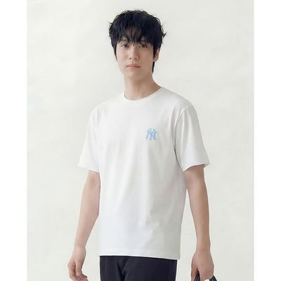 MLB - Áo thun unisex cổ tròn tay ngắn in họa tiết_3ATSN7663-50WHS