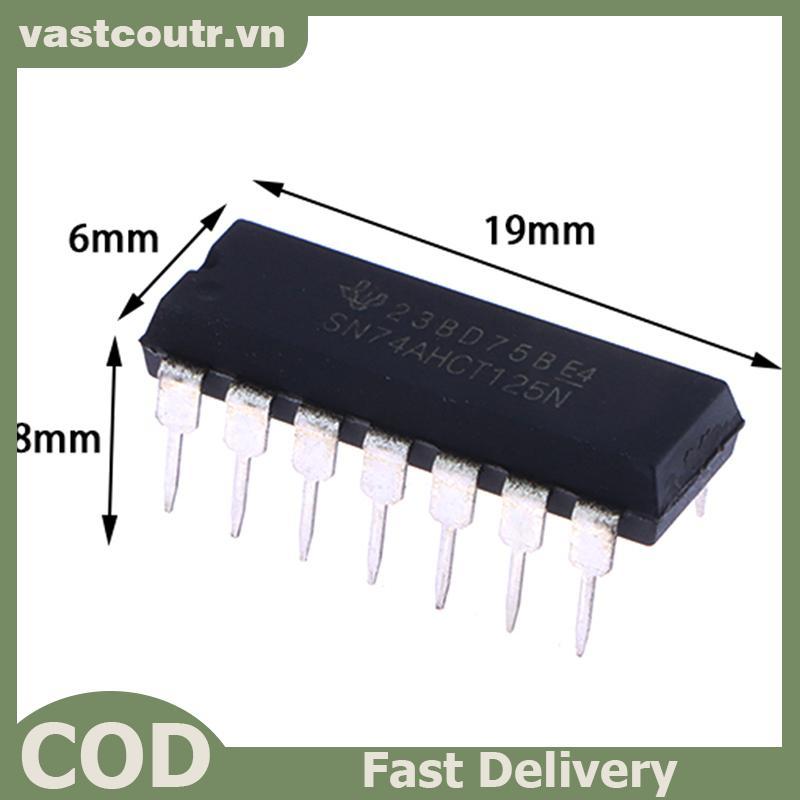 NAM 5 cái / lốc SN74AHCT125N 74AHCT125 74AHCT125N Chip Logic DIP-14 VN
