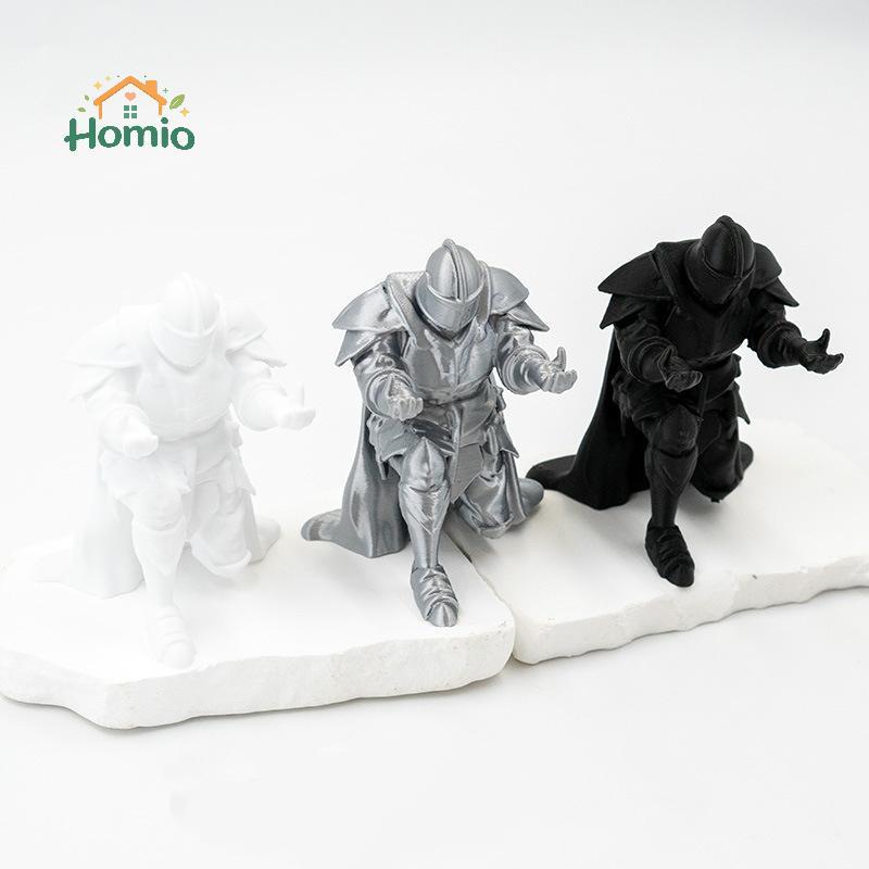 Hộp đựng bút Knight Kneeling: -Style Armor Desktop Stand Decor