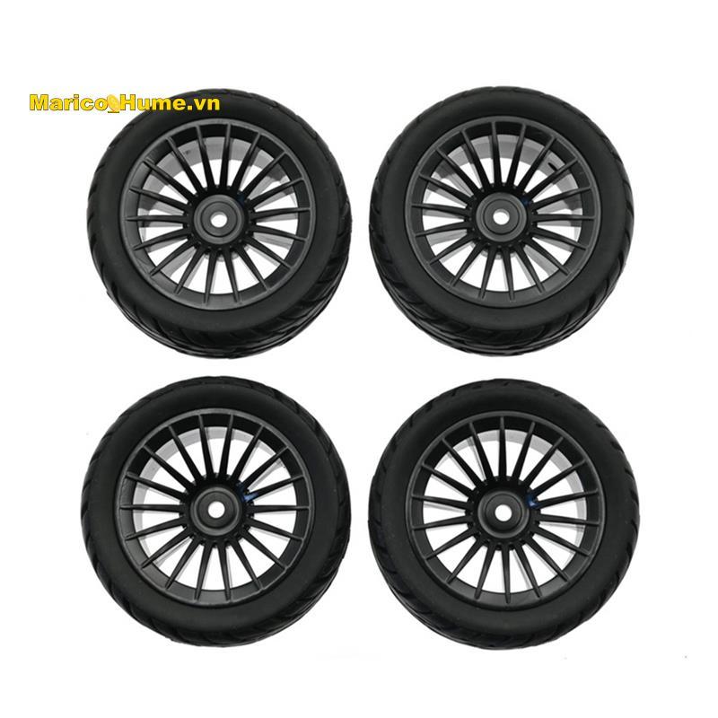 4 Bánh Xe Lốp Cao Su Cho SG1603 SG1604 SG1605 UD1601 UD1602 UD1603 UD1604 1 / 16 RC Xe Nâng Cấp Phần